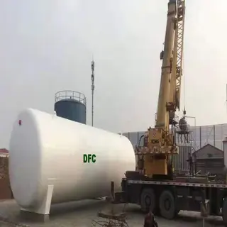 Horizontal LOX Storage Tank, 5-200 M3, ASME, PED