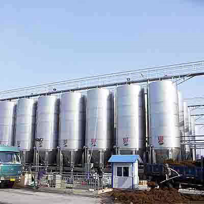 Tanque de almacenamiento farmacéutico de acero inoxidable, GB150, 2000 mm, 3000 toneladas