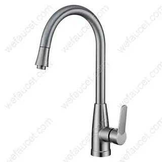 Single-Handle Faucet, Water and Energy Saving Aerator, Brushed Nickel