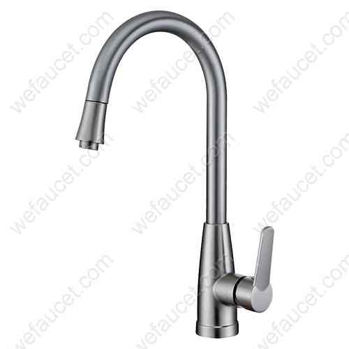 Single-Handle Faucet, Water and Energy Saving Aerator, Brushed Nickel