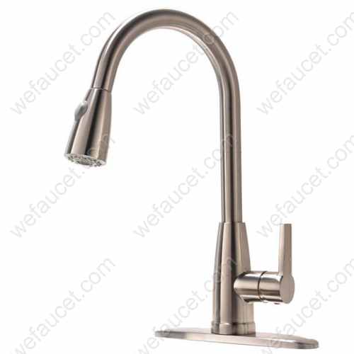 Single-Handle Kitchen Tap, Pull-Down Sprayer, cUPC and NSF Standard