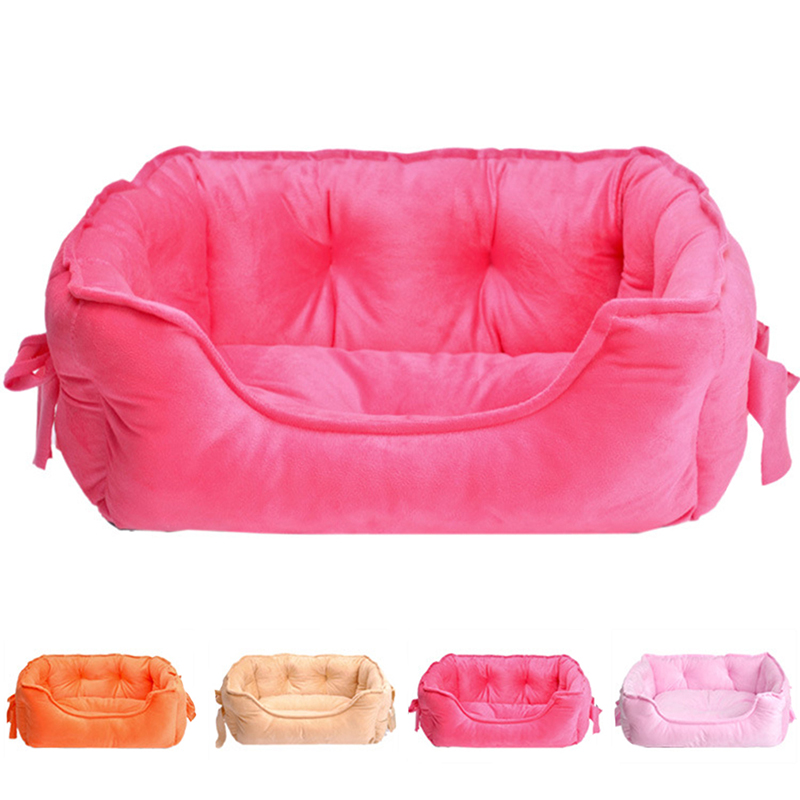 Candy Color Soft And Comfortable Pet Cat Dog Winter Warm Bed