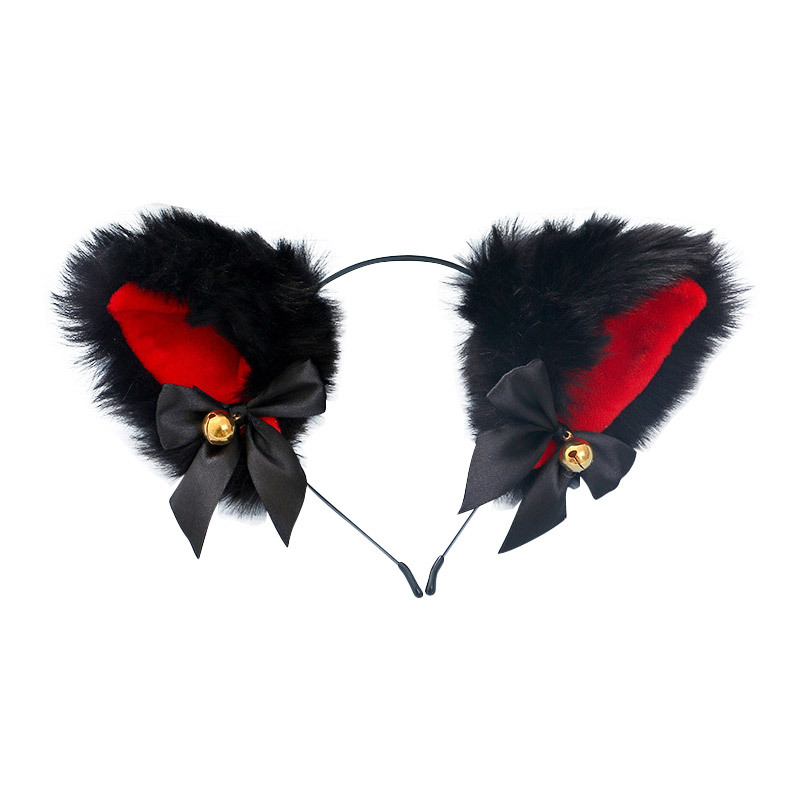 Halloween Cute Cat Ears Headband Lolita Cosplay Fox Plush Hair Band