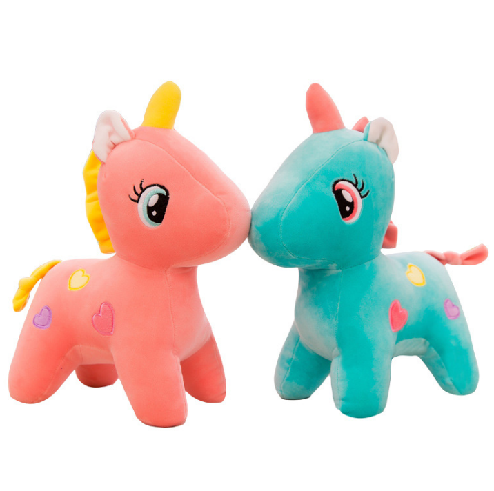 rainbow hair unicorn toy