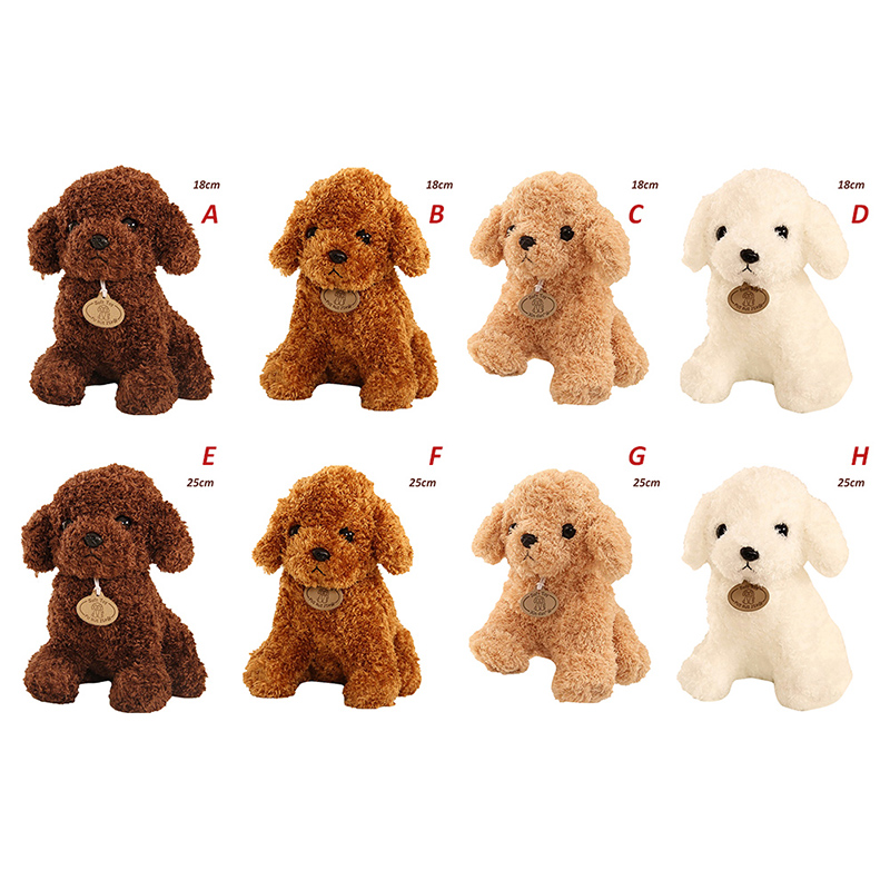 brown poodle plush