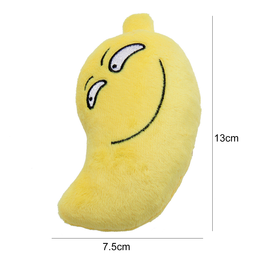 Pet Toy Cute Mango Design Bite-resistant Pet Chew Toy Dog Sound Toy