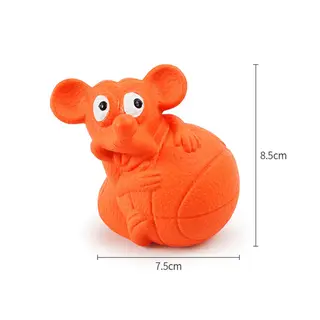 Pet Squeaky Toy Creative Mouse Shape Rubber Dog Bite Toy Dog