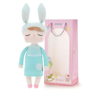 Plush Baby Bunny Doll Girl Gifts Soft First Dolls Angela Girls Toy 12