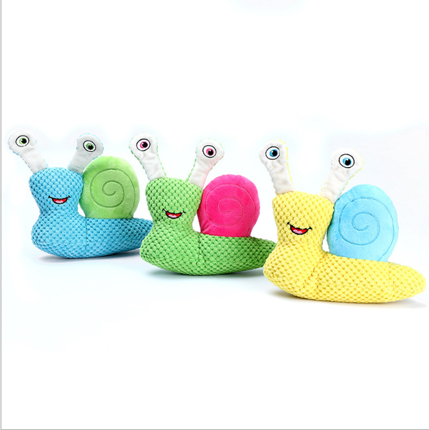 Funny Playing Toys For Cats Cute Snail Shape Funny Cat Teeth Grinding Interactive Plush Toys