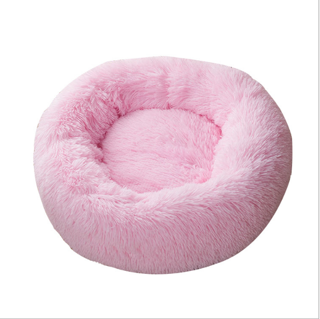 Velvet Plus Pet Kennel PP Cotton Super Soft Candy Color Pet Nest Deep