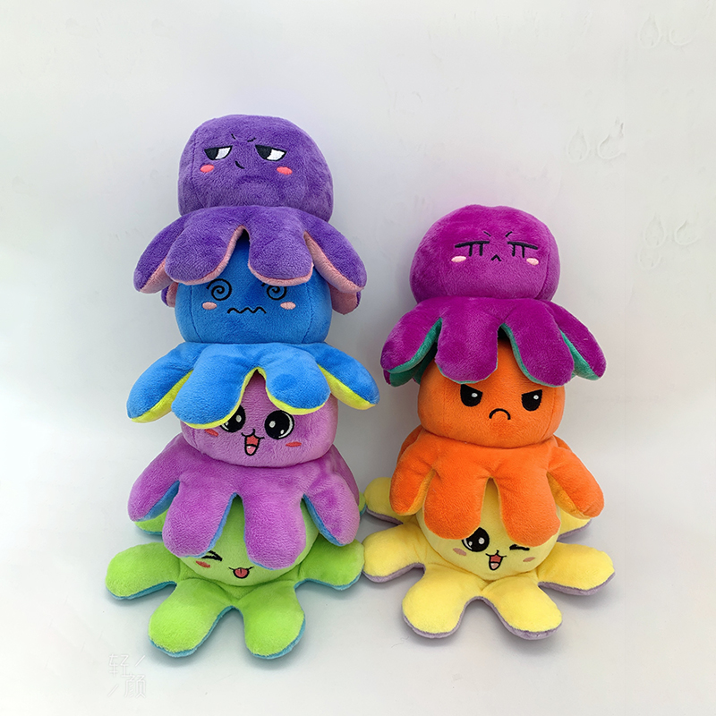 Double-Sided Flip Doll Soft Reversible Cute Plush Toys peluches toys