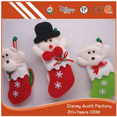 Christmas Stockings Color Custom Snowman