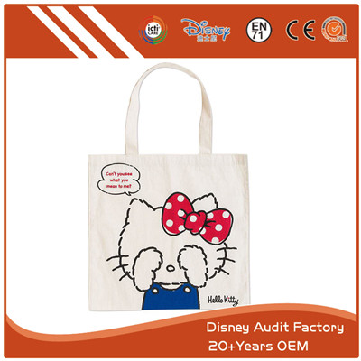 Canvas Shopping Bag New Fashion Design Reusable Cute