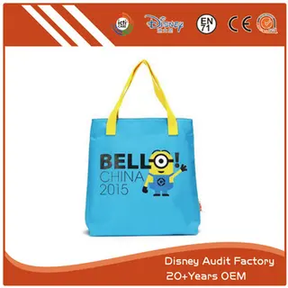Folding Cotton Bags Reusable New Fashion Design Pantone