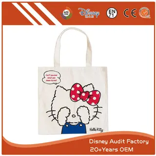 Canvas Shopping Bag New Fashion Design Reusable Cute