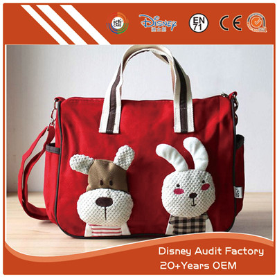 Custom Female Fashion Handbags Red Color 35CM X 35CM Custom
