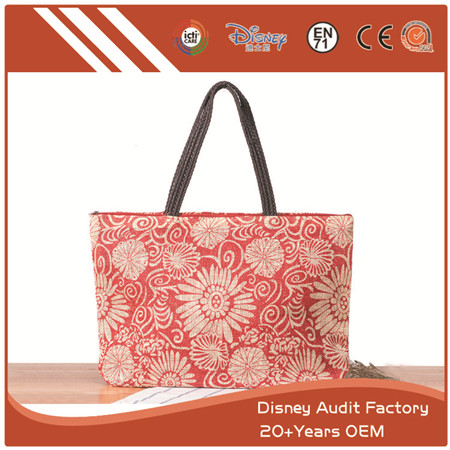 Floral Print Handbags, Shoulder Bags, Canvas, Custom Design