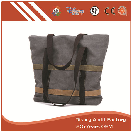 Grey Canvas Bag, High Quality, Durable in Use