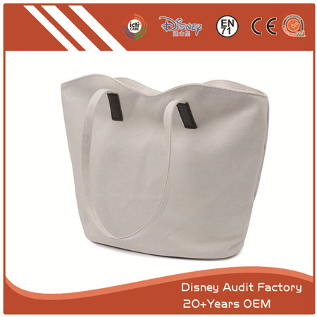 PU Handbags, Big Shoulder Bags, White, Custom Size