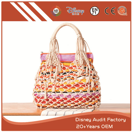 Woven Handbags with Stylish Design, Made of Straw