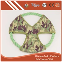 Pet Canvas Knot Toys Round 100% Polyester Filling Bite Resistant
