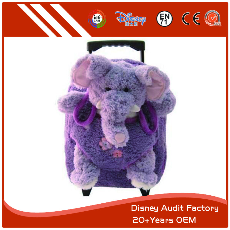 Plush Elephant Backpacks, Embroidery Pattern, Customized