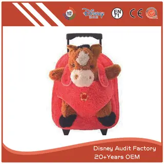 Plush Horses Backpack, 100% PP Cotton, 45CM, Customized