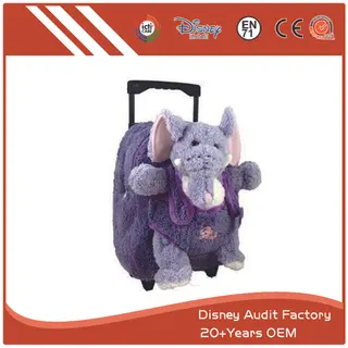 Plush Elephant Backpack, 100% PP Cotton Fill, 45CM, Customized