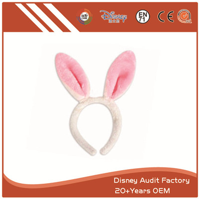 Plush Short Fiber Rabbit Modeling Headband 100% PP Cotton