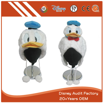 Donald Duck Plush Hat Kids Novelty Hats Blue White