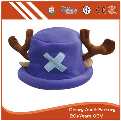 Plush Custom Lovely Elk Hat Christmas Faux Fur Hat