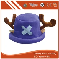 Plush Custom Lovely Elk Hat Christmas Faux Fur Hat