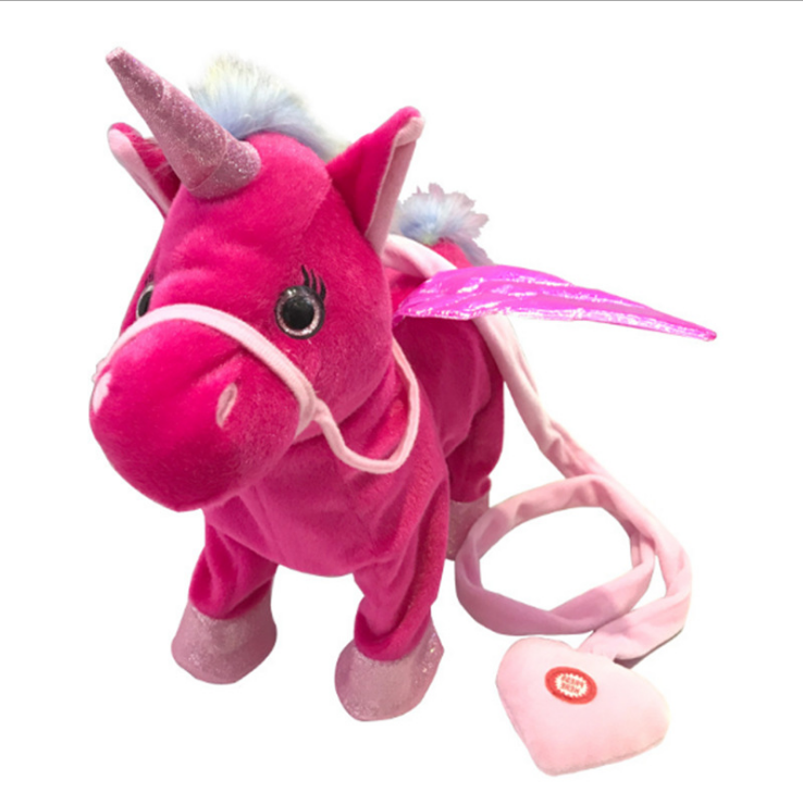 Cute Unicorn Can Walking and Singing Electric Plush Toys