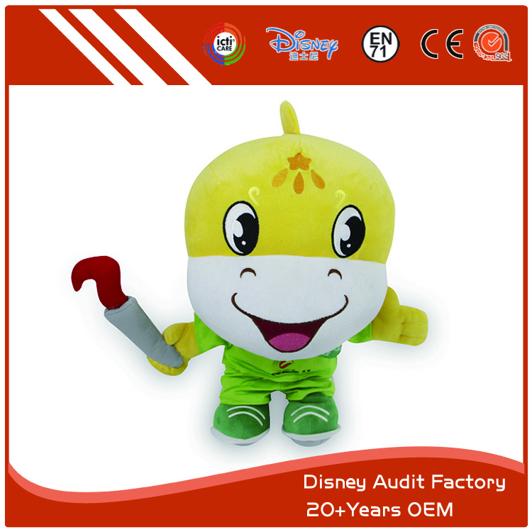 Cute Plush Toys for Children, Comfortable Fabric, Printing