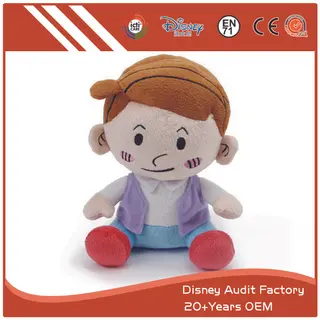 Stuffed Kawaii Little Girl Plush Toy, Soft Toy, Printing Patterns