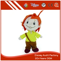 Stuffed Girls Toys, 100% PP Cotton, 25CM, Embroidery, Printing