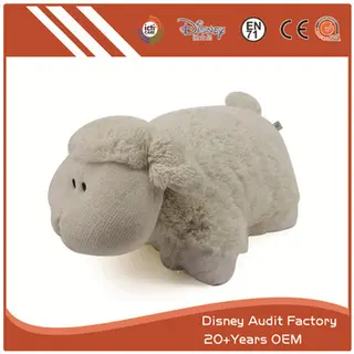 Plush Sheep Throw Pillow