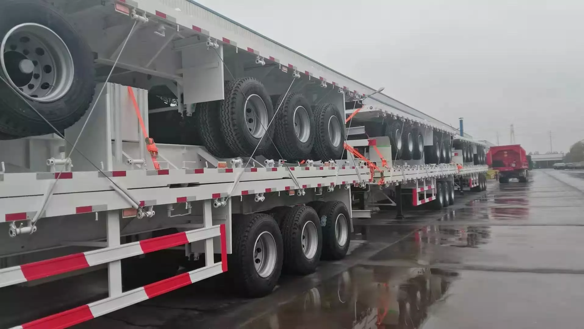 6 Units of Flatbed Trailers