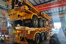 The Second Batch of 3-axle Semi Trailer to Be Delivered to Vietnam