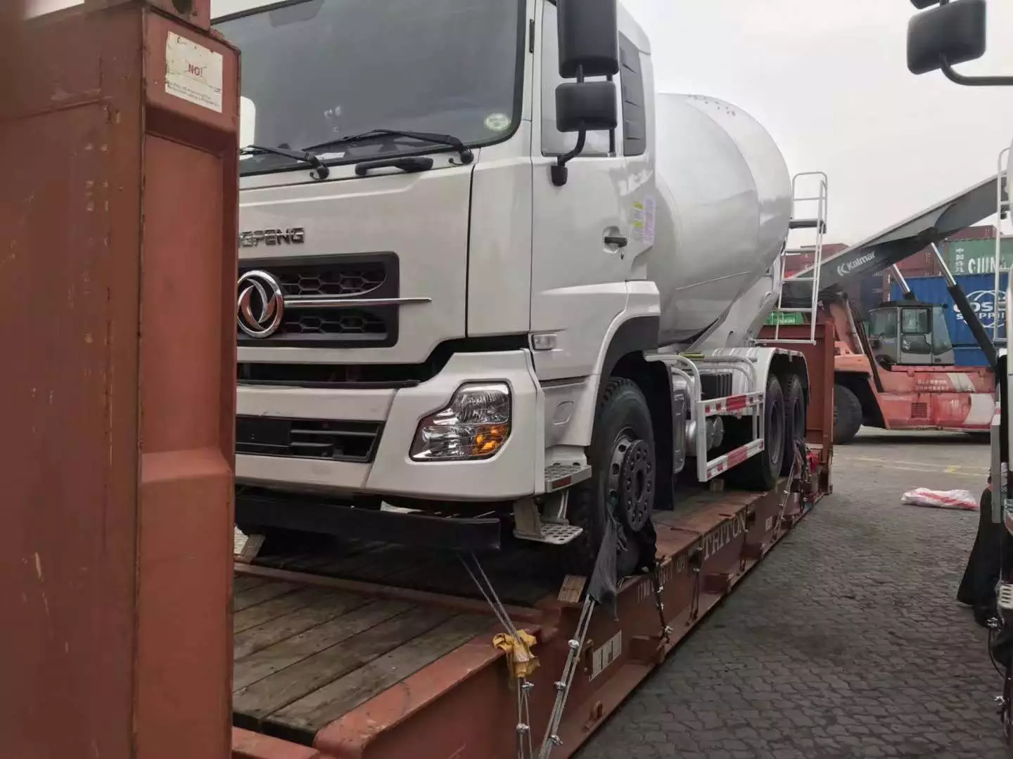 Two units of mixer truck are to be shipped to our Philippine customers