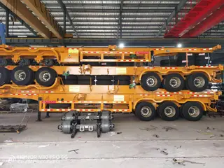 The Fourth Batch of 40FT Skeleton Semi-trailer Ready to Be Shipped to Vietnam