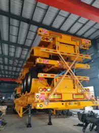 Four Units of 3-axle Skeleton Semi-trailer to Be Delivered to Vietnam Customer