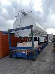40 KL Fuel Tanker Semi Trailer Ready for Shipment