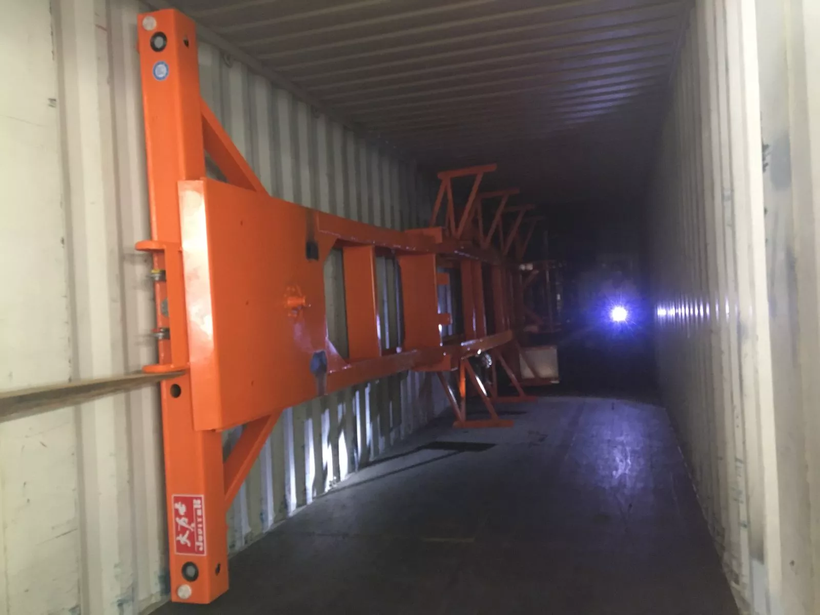 Four units of semi trailer to be shipped to Southeast Asian customers