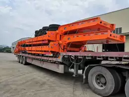 Two Units of Low-bed Trailer Are Ready to Be Shipped to South East Asia