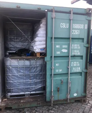 A Batch of Concrete Admixture Ready to Be Shipped to South East Asia