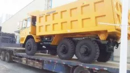 70 sets of JUSTSUN's mining dump trucks were exported to Malaysia