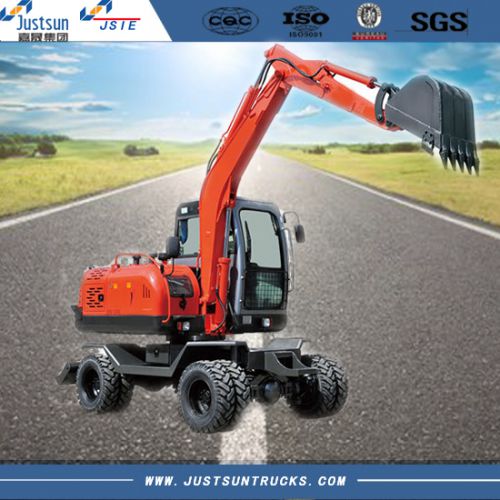 Wheeled Hydraulic Excavator, Bucket 0.2-0.3 m3, 50 KW/43 KW