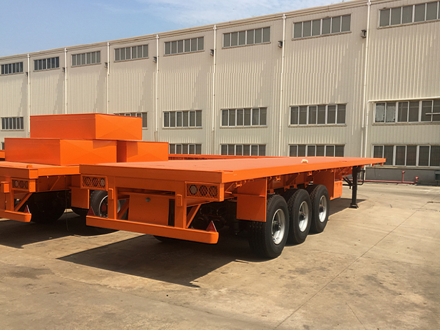 40ft Flatbed Trailer, 2-Axle, 3-Axle, GVWR 46300kg, 57200kg