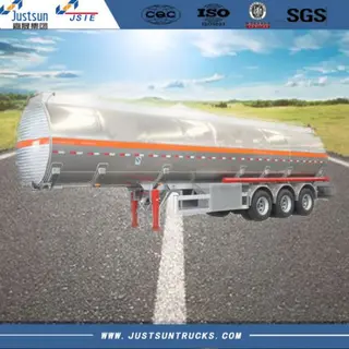 Petroleum Tanker Trailer, 7925-11887 Gal, 2200 Lbs, Tri-Axle, SS
